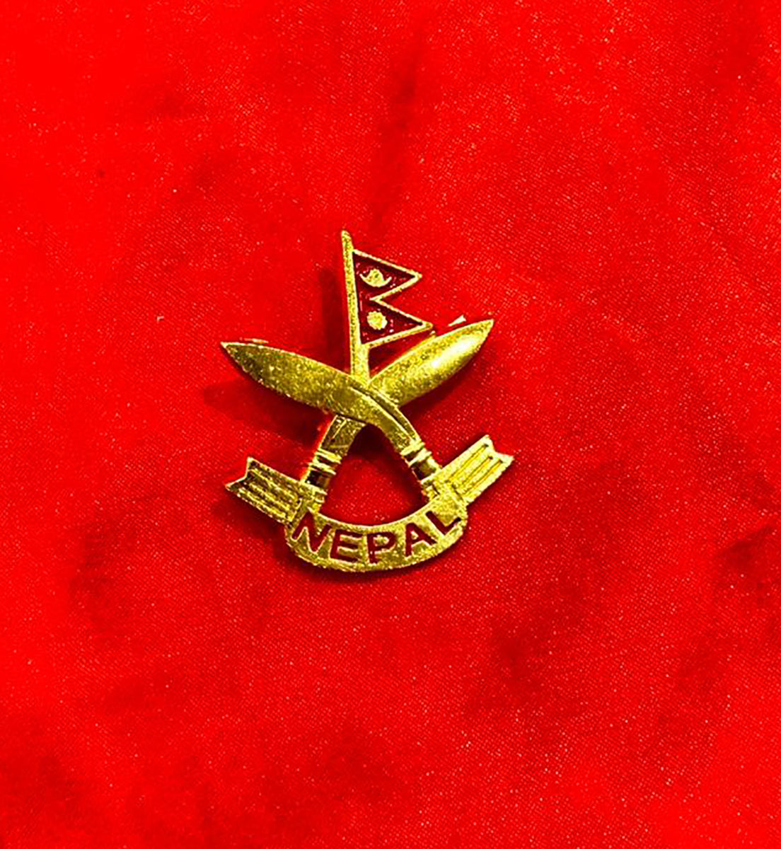 Khukuri Cross Brooch